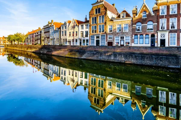 Historische grachten van Middelburg