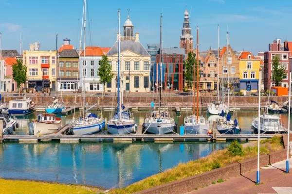 Haven van Vlissingen in Zeeland